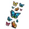 3D Multicolor Butterfly Pattern Waterproof Temporary Removable Tattoo Art Sticker