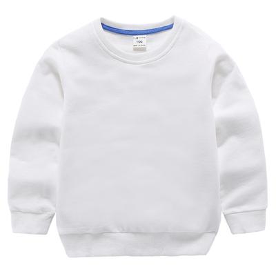 Spring Baby Girls Boys Sweatshirts Kids O-Neck Cotton Pullover Shirts Children Casual Loose Bottoming Tops Clothes