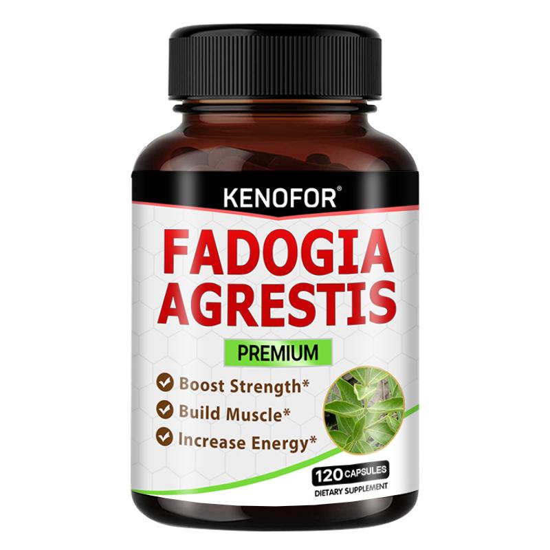 Биологически активная добавка Fadogia Agrestis, с корнем маки, черным перцем, 120 капсул в бутылке 120 Capsules