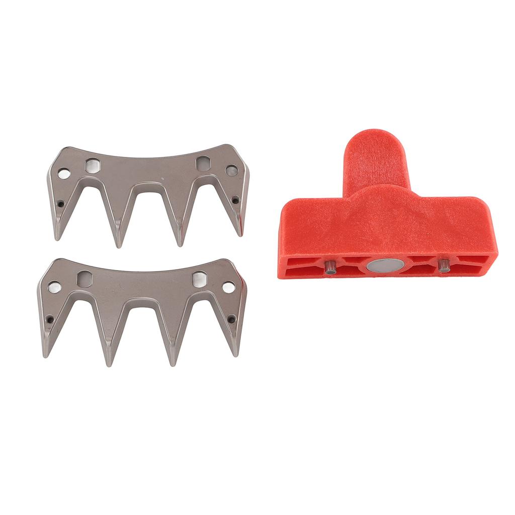 2Pcs Sheep Shears Replacement Blade 4 Teeth Precise Cutting Efficient Stainless Steel Wool Clipper Blade for Alpacas