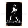 Placa de Metal Johnnie Walker Crie Designs para Festa de Cinema Clube Placa de Lata Pôster