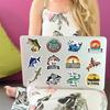 50 Cartoon Fishing Fishing Graffiti Stickers Decorative Guitar Notebook Suitcase DIY Waterproof
