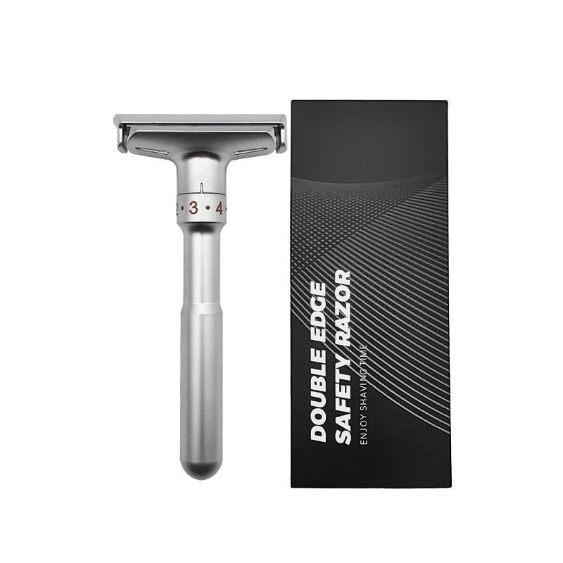 Men's Dual-Sided Alloy Shaving Razor Organizer Base