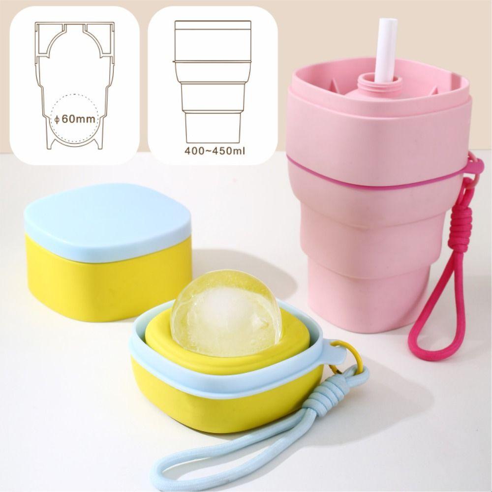 Creative Ice Maker & Drinking Cup Leak-Proof Ice Cube Water Bottle Ice Cube Kettle  Office