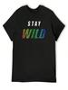 Stay Wild Exclusive Ben Azelart T-Shirt Louboutins T-Shirts Oversize Kawaii Clothes Plain White T Shirts Men