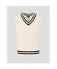 Beanpole Men Cable Tilden Vest Ivory