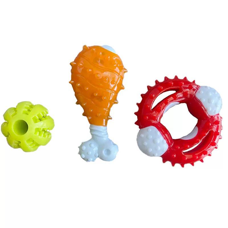 Pet Chew Stick Ice-Freezable Cooling Toy for Dogs - Popsicle Pacifier Ring for Heat & Boredom Relief