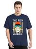 Unisex Tshirts Trout Fishing Steelhead Rainbow Trout Whisperer Gift Cotton Tee Shirt Fisherunisex Lake Time T Shirt  Gift Clothes