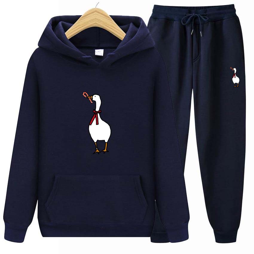 

Мужские комплекты Толстовка с принтом гуся Спортивный костюм Спортивный костюм Комплект из 2 предметов Толстовка Толстовка + Брюки Костюм Толстовка для бега S
