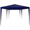 VidaXL Reception Tent 3x6 M PE Blue Gazebo Pavilion Marquee for Garden 45083