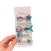 Children'S Cute Ocean Series Hair Clips, Cartoon Mermaid Shell Starfish Hair Accessories, Baby Hair Damage Side