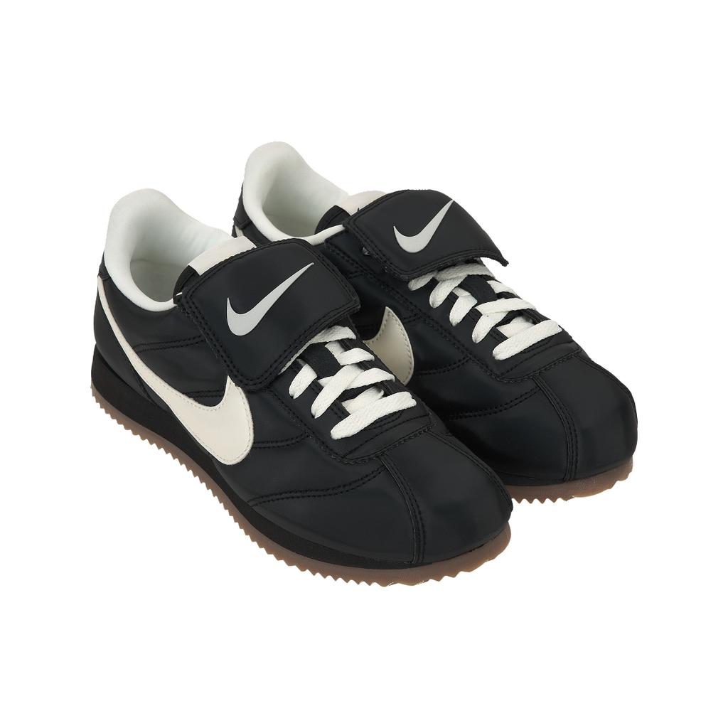 Nike Cortez Leder SE Tiempo Pack - Schwarze Herren Sneaker Weiß Kaugummi-Braun IM4843-010