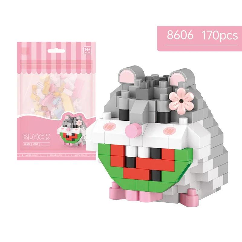 

Mini Potted Succulent Flower Building Blocks DIY Cute Bouquet Model Ornaments Adult Children Assembly Toy Boys Girls Gift