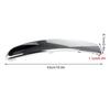 735455041 735455042 Paar Auto Frontstoßstange Obere Zierleiste Chrom Carbon Zierleiste Für FIAT 500 2008‑2015 Frontstoßstange Unterer Kühlergrill Zierleiste