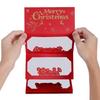 Christmas Themed Cash Envelope with 6 Slots Holiday Gift Cards Money Holder Money Organiser For Gifts Exchanges