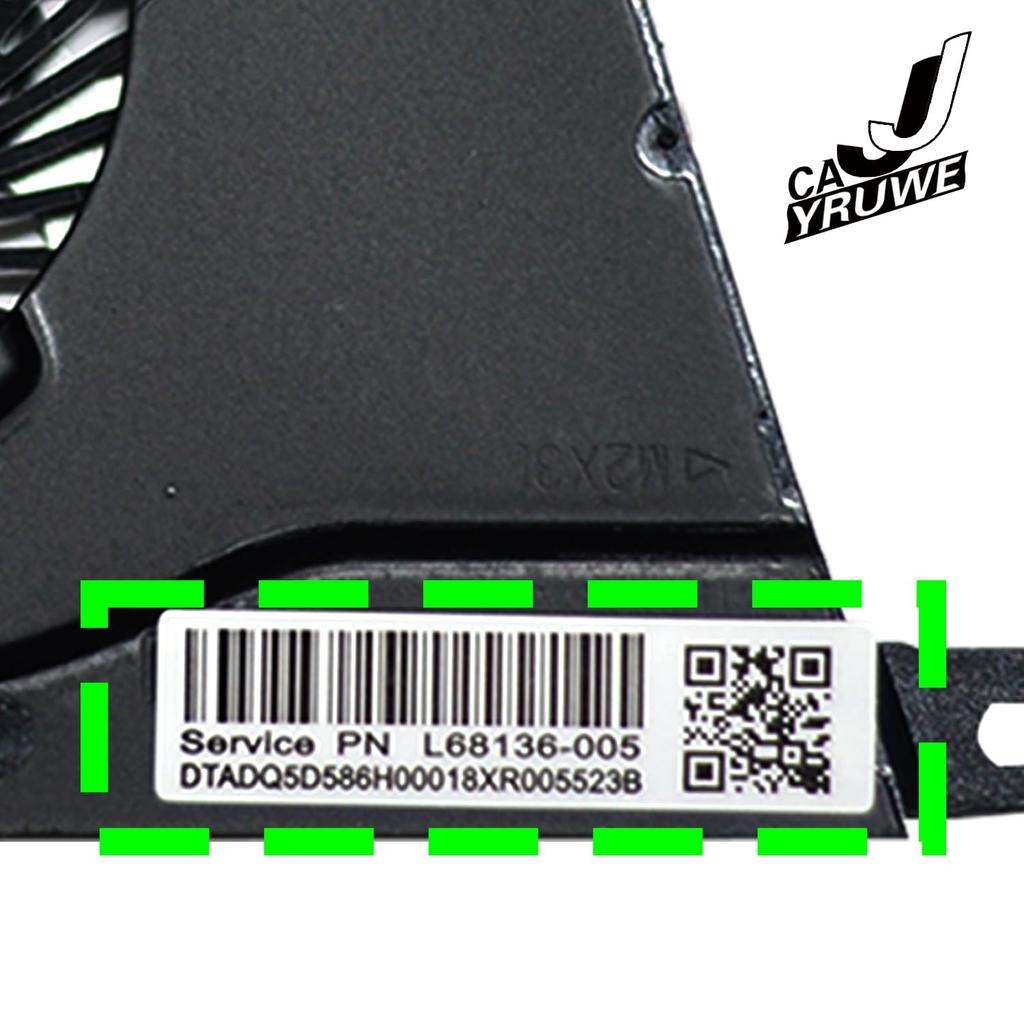 Part Number L68134-001 L63588-001, Replacement CPU Cooling Fan for Laptops for HP Pavilion 14S-FQ, 14-DQ, 14S-DQ, 15-DY, 15T-DY, 15-EF, 15S-EQ,