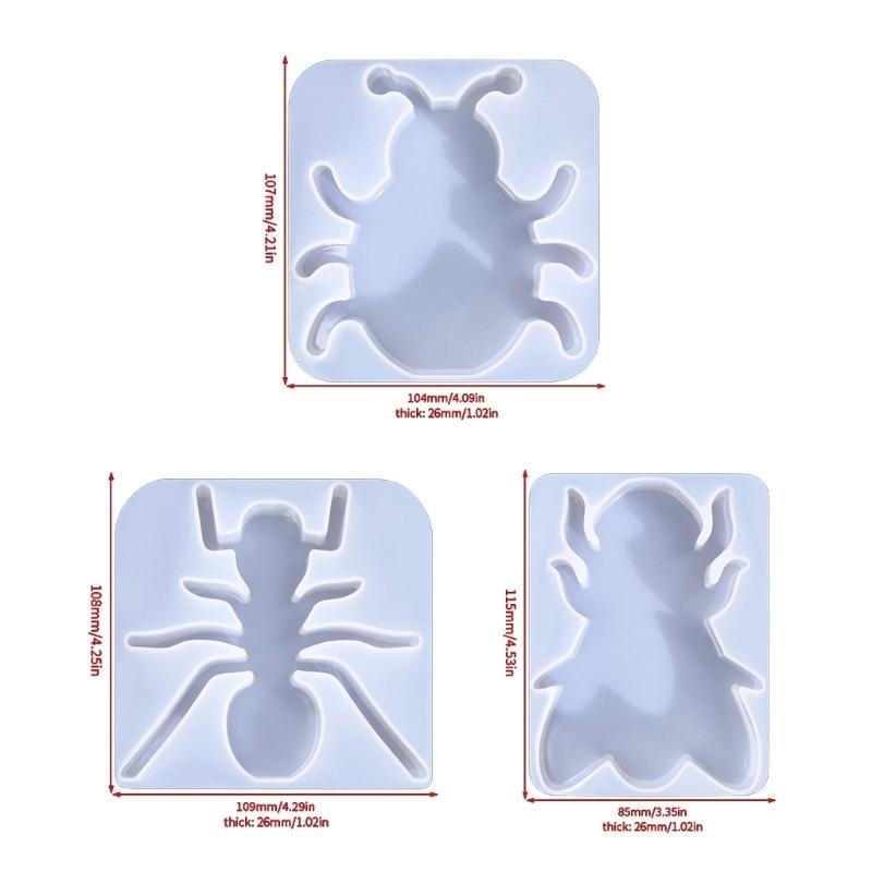 Silicone Molds Insect Molds Handmade DIY Baking Molds Mosquitoes Castings Molds Resin Molds for Candle Making