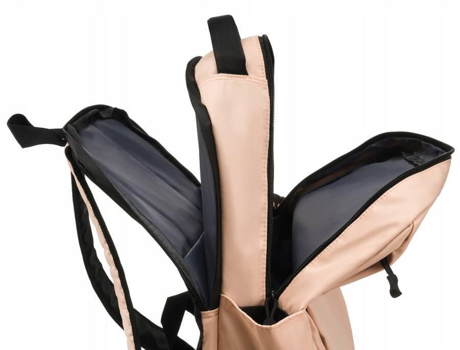 Large, spacious women's backpack with space for a laptop - Peterson