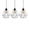 Lampa Wisząca Basket 1 E27 Czarny Milagro Mlp7215