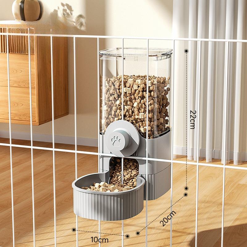 Hängender Katzen-Haustier-Wasserspender – Trinkzubehör für Hunde, Käfig-Hängetrog, Hundenapf, Katzennapf, Automatischer Futterspender