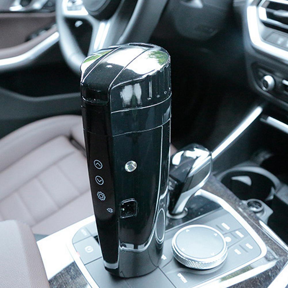 12V 24V Car Heating Cup Portable Electric Kettle 350/400ML Smart Digital Thermos Stainless Steel Coffee Mug Thermal Water Bottle