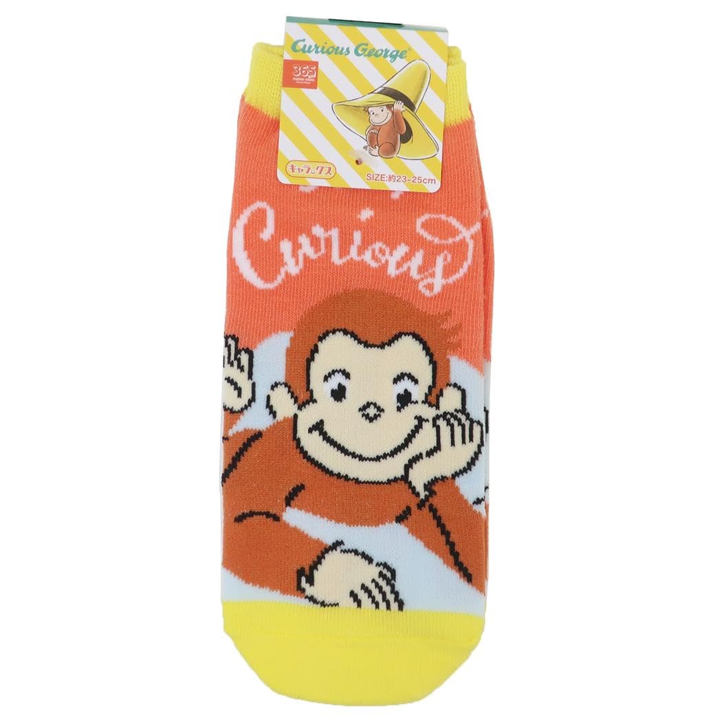 

Curious George Carax Down [Women s Socks] Women s Socks/Lying