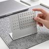 Perpetual Calendar Ultra-Light 1.4oz Aluminum Alloy Manual Adjustable Monthly Desk Calendar