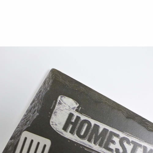 Emery Shokai Heat-Resistant Ceramic Trivet, Square (for Frying Pans), Approx. 16cm L x 16cm W x 0.7cm H, Stylish Interior Design, Black, FD009-10