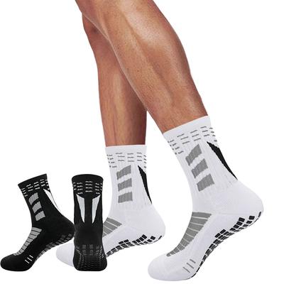 Chaussettes Antidérapantes et à Grip pour Hommes et Femmes - Football Professionnel, Basketball, Baseball, Rugby, Randonnée, Tennis et Skateboard