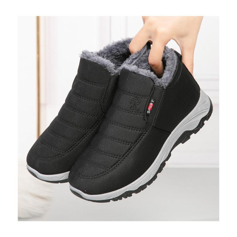 Zimní Polstrované Zesílené Párové Sněhule Krátké Boty Teplé Bavlněné Boty