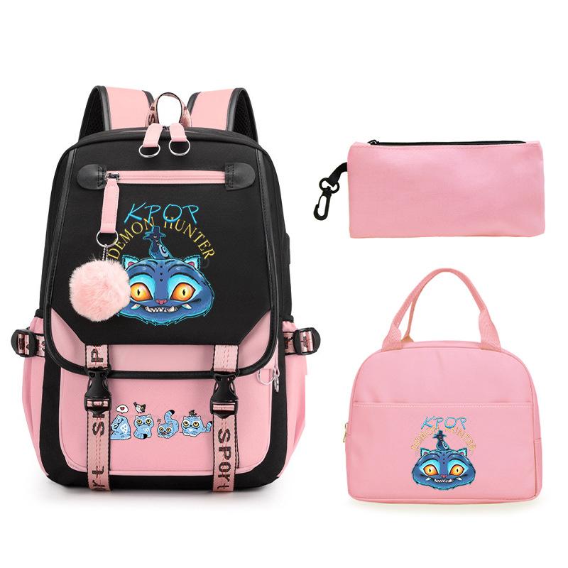 Animation Cartoon Peripheral Printing Children'S Backpack Male And Female Versatile Large-Capacity Student Schoolbag