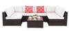 Komplet Rattan Sofa Stolik Ratan 4 Osoby