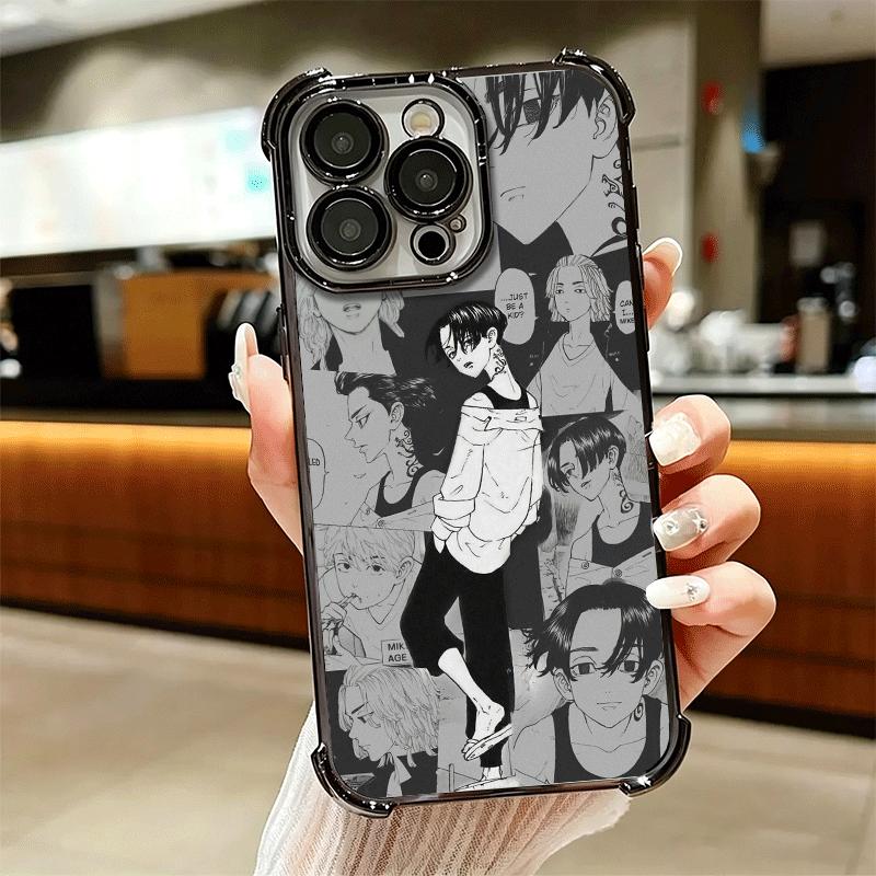 Tokyo Revengers Anime Soft Phone Case For iPhone 15 16 17 Air 14 Pro Max 16E Plus 13 12 Mini Plating Anti-Fall Fundas