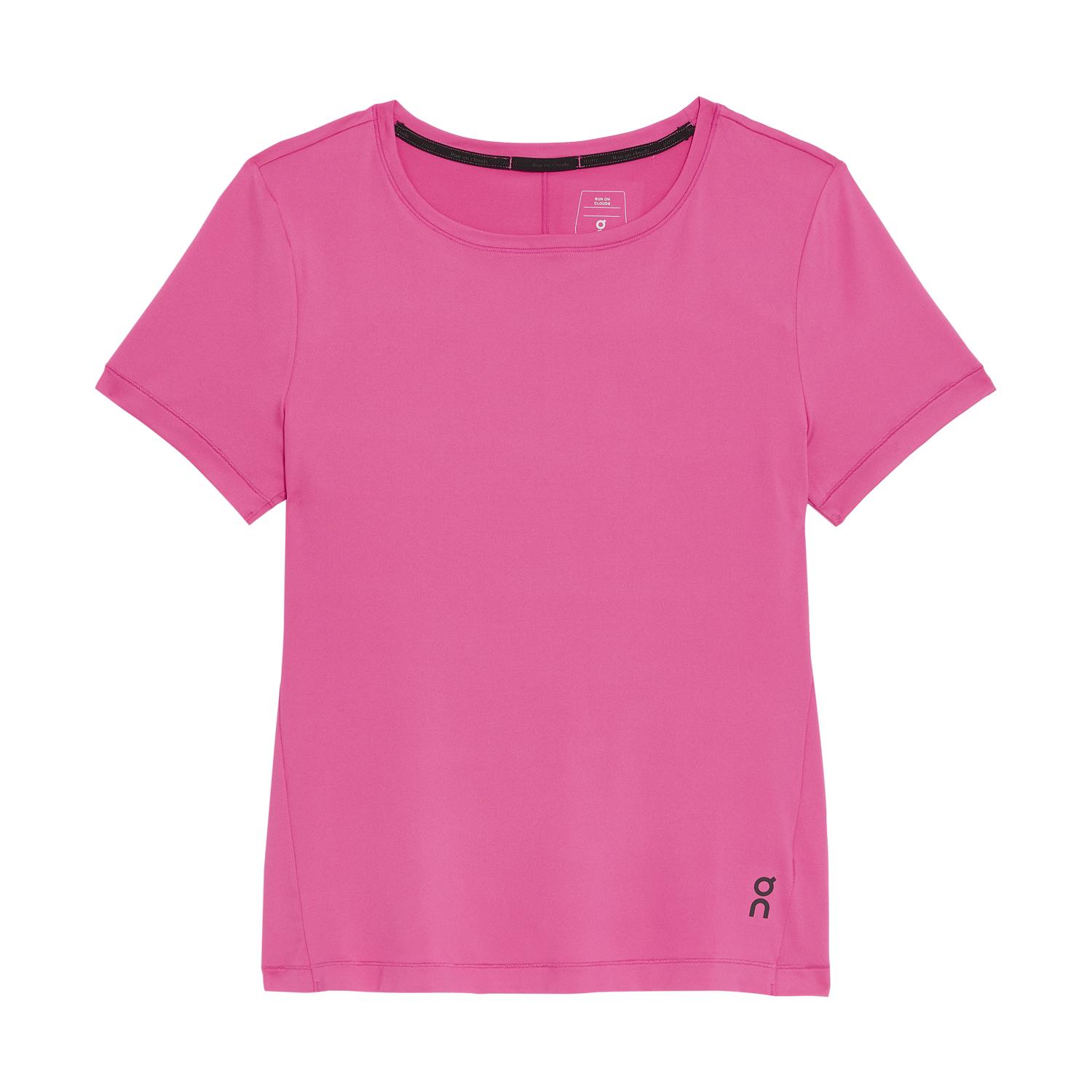 

On Movement T Осень-Зима 2024 Серия для фитнес-тренировок Fashi Логотип Влагоотводящая футболка с коротким рукавом Женские футболки Розовый 1WE30382503 M