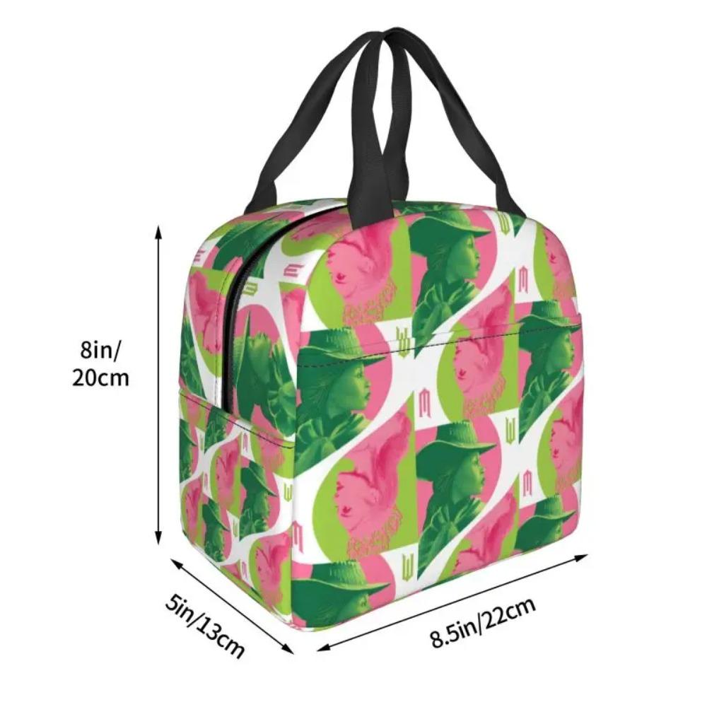 Custom W-Wickeds Hot New Thermal Insulated Lunch Bag Women Music Moive Portable Lunch Tote for Outdoor Picnic Storage Food Box