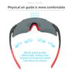 2025 neue Outdoor-Sportsonnenbrille farbwechselnde Radsportsonnenbrille polarisiert ultraleicht winddicht Brille Tide