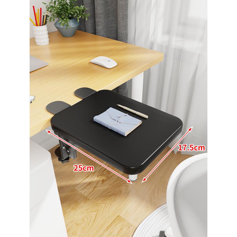 Składana Podpórka pod Nadgarstki do Klawiatury Biurkowej: Wydłużony wspornik krawędzi stołu do stanowiska pracy w akademiku