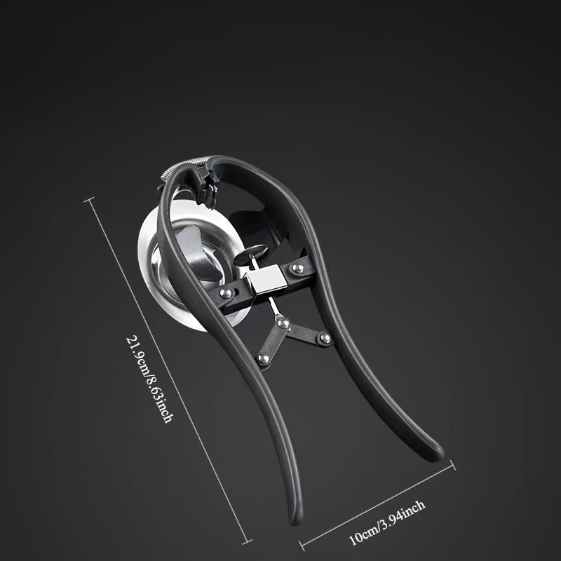 1Pc Egg Cracker Egg Separator Stainless Steel Handheld Egg Opener with Egg Yolk White Separator Eggshell Cutter Egg CrackingTool