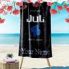 Name Custom Jul album Poster Print Beach Towel, Large Soft Quick Dry Towel for Beach Camping Swimming