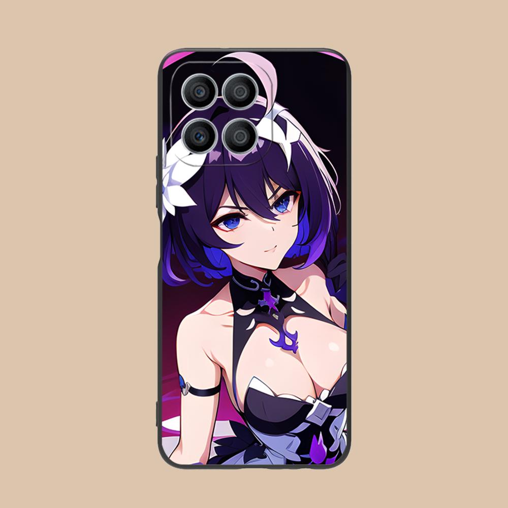HSR Seele Matte TPU Mobile Phone Case for Honor 90 80 70 60 50 30 20 10 9 8 7 Pro S SE Lite 5G Colorful Printing Cover