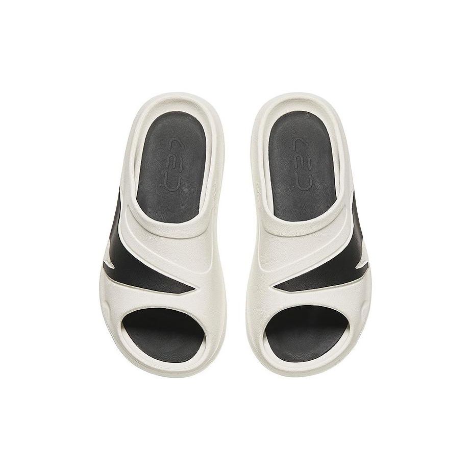Anta C37 Series Soft Sole Comfortable Slide Sandals Men Footwear White 912428592-2