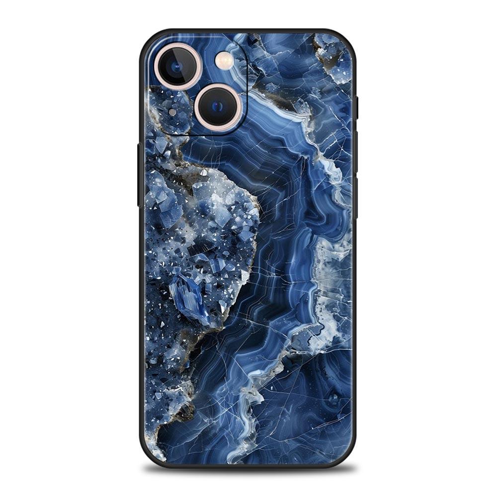 Marble Stone Phone Case For iPhone 17 Air 16 Plus 13 15 14 12 11 Pro MAX 7 8 SE Soft TPU Shockproof Cover Funda