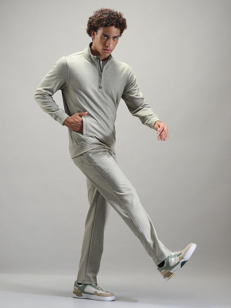 MONTE CARLO Mens Regular Fit Embroidered Tracksuit