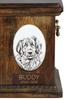 Leonberger - commemorative plaque with a photo of a dog, tombstone with a print, personalized oval plaque from the Art-Dog brand