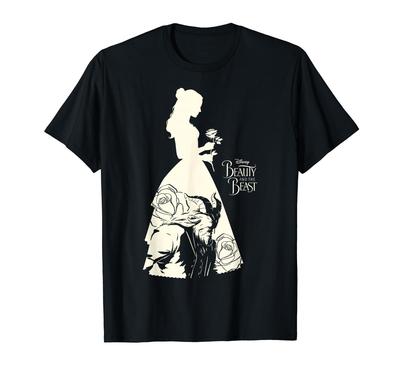 Disney Beauty & the Beast Belle Silhouette Graphic T-Shirt