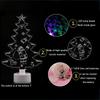 LED Mini Nachtlichter Bunte Blinklichter Schneemann Lampe Weihnachtsschmuck Geburtstagsfeier Neujahrsdeko Festliche Beleuchtung