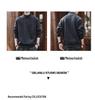 Ge Lan Lu Men's Retro Half-Zip Stand Collar Hoodie - Autumn/Winter Loose Casual Sports Jacket