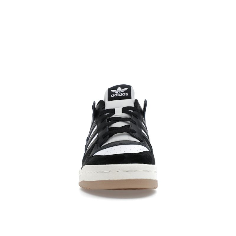 Adidas Forum Low Black White Gum Unisex Sneakers Core-Black Cloud-White Cream-White ID6857