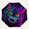 1pc Art Cat Automatic Opening and Closing Umbrella - Suitable for Various Occasions, Outdoor Activities, Lightweight and Durable Automatic Foldin