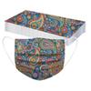 20PCS Adult's Mask Paisley Print Disposable Face Mask Industrial 3Ply Ear Loop